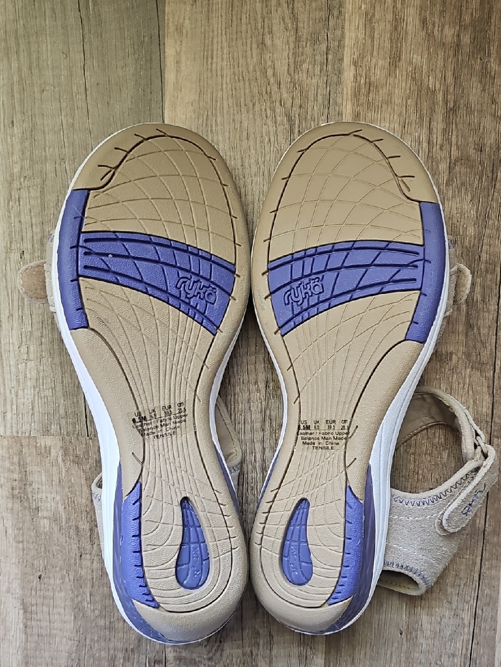 RYKA Tensile Sandals Womens Size 8.5 Open Toe Straps - Picture 5 of 6